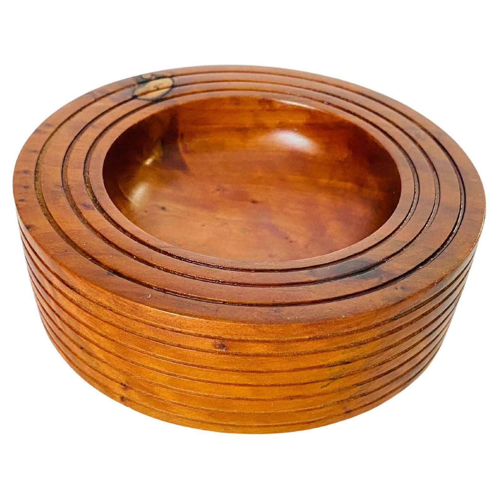 1970 Solid Wood Ashtray France Brown Colour £307.24