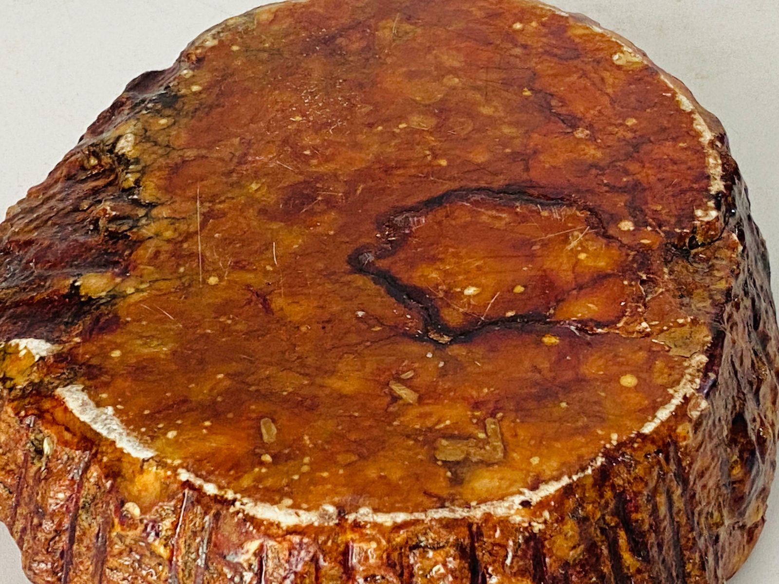 Large Ashtray Or Vide Poche In Marble Onyx In Flash Brown Colour Italy 1960 Us$381.76 photo for sale