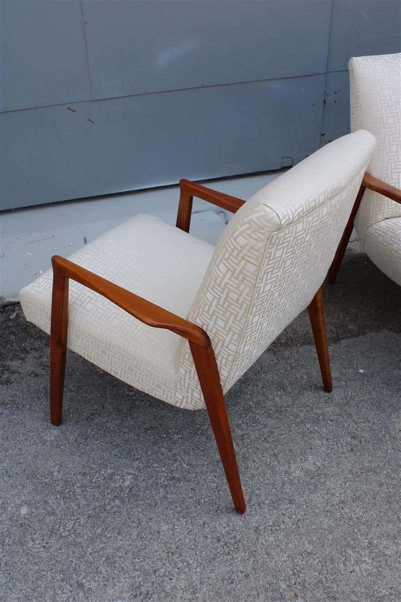 Furniture Living Room Sets Midcentury Design Cherry Wood Minimal Made In Italy, 1950s photo