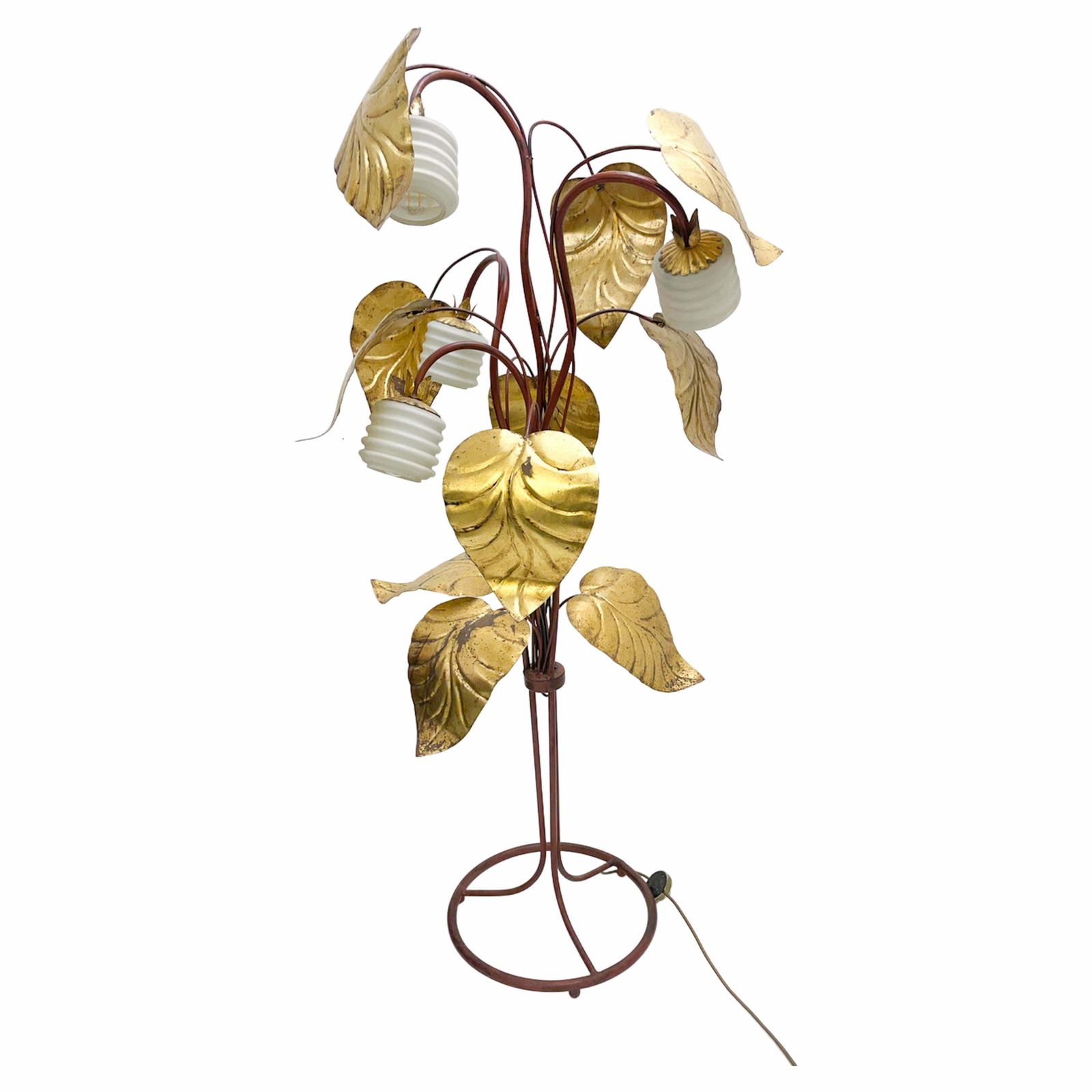 Mid Century Modern Golden Floor Lamp