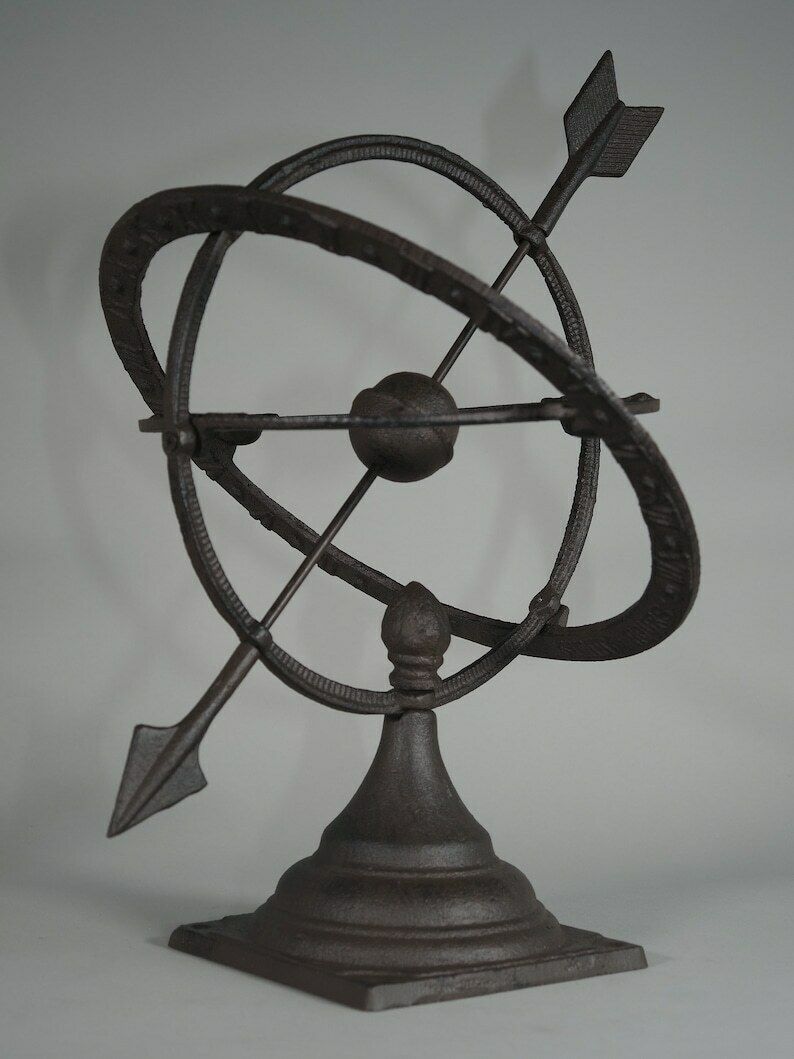 photo furniture Garden Sundial Antique Design Weatherproof Garden Ornament Floor Mounted 42cm