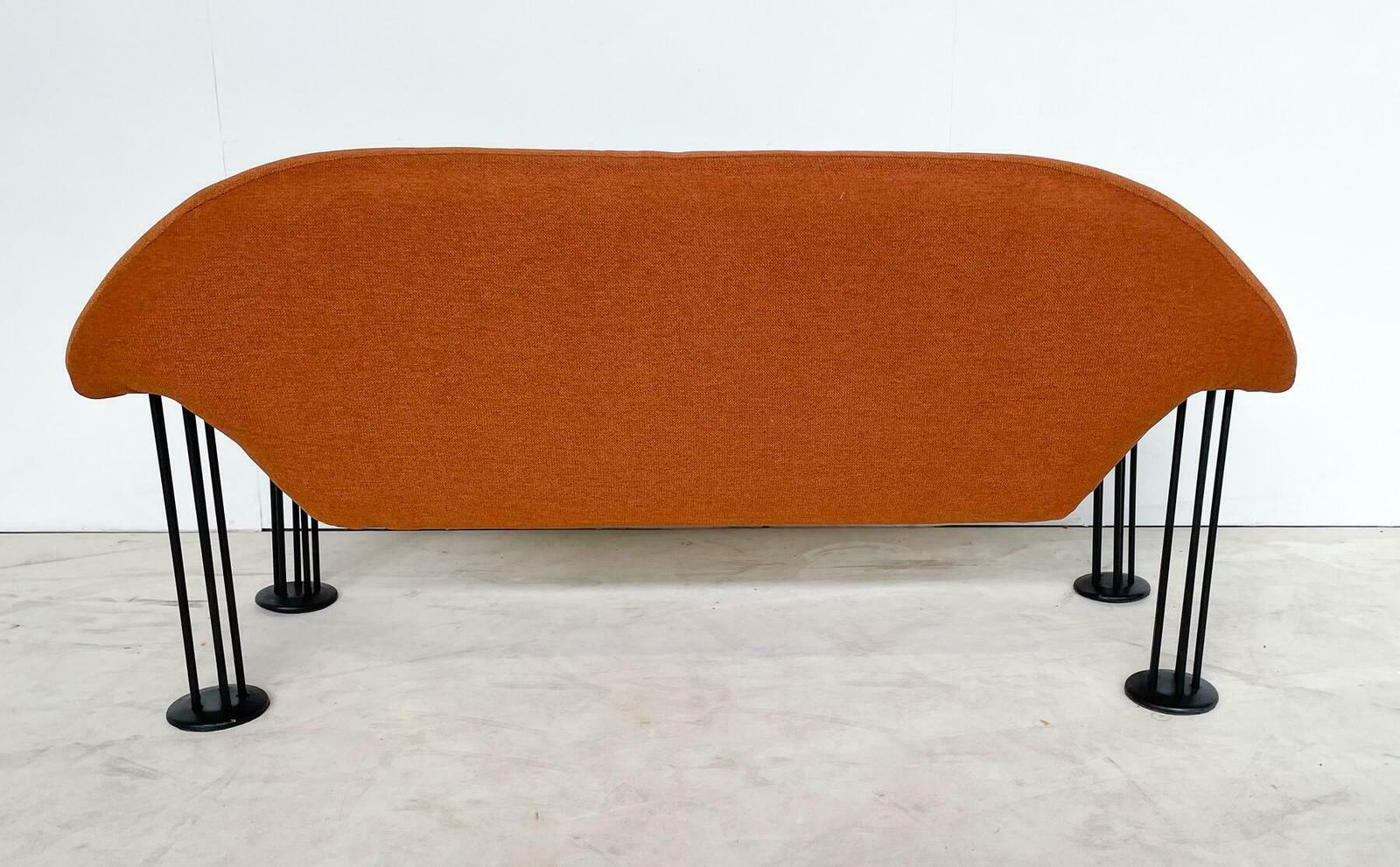 Mid Century Modern Orange Sofa By Burkhard Vogtherr For Hain + Tohme photo furniture