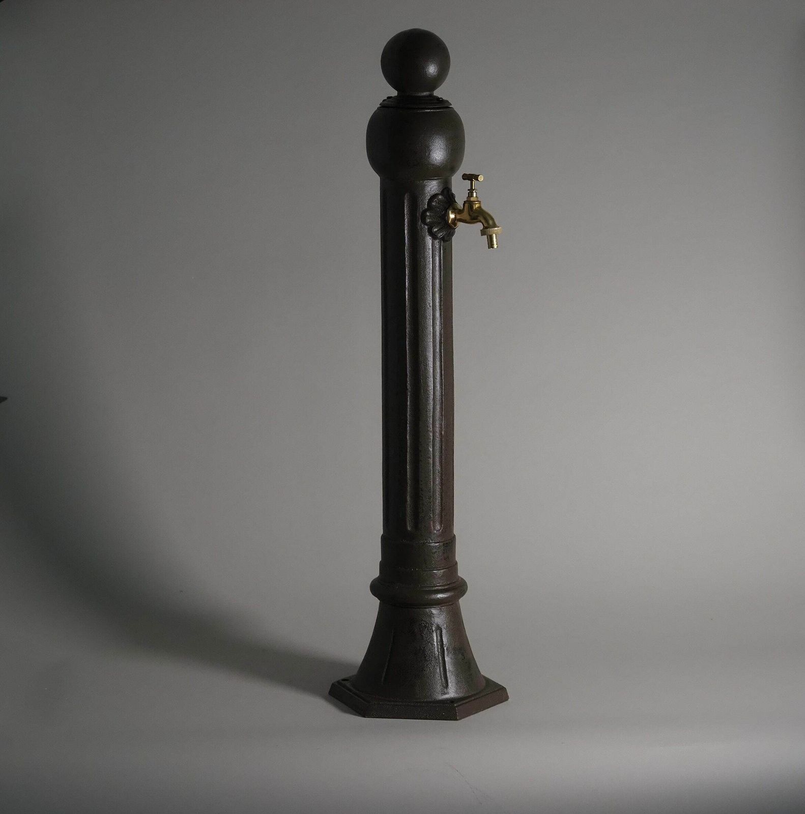 Water Column Water Pump Cast Iron Garden Fountain Rustic Antique H.97 Cm