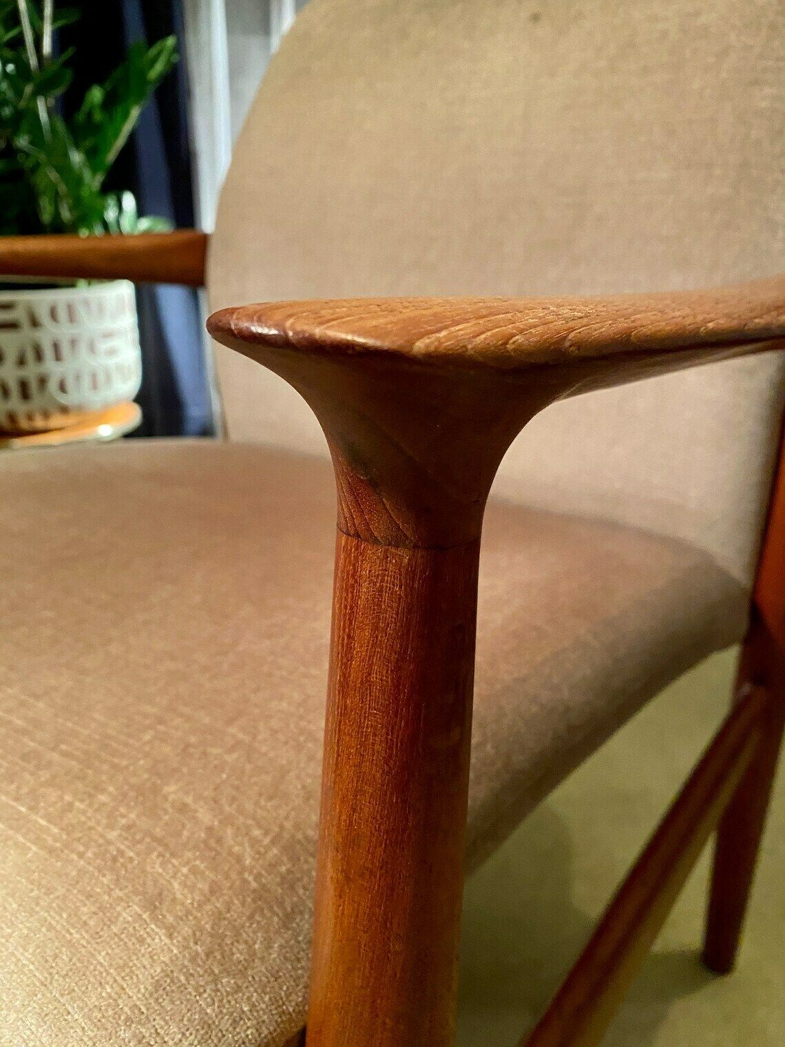 Teak Armchair By Grete Jalk For Glostrup Denmark photo Furniture