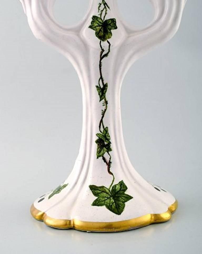 Signe Steffensen For Kähler, Pair Of Candelabra Of Ceramics photo 554.0