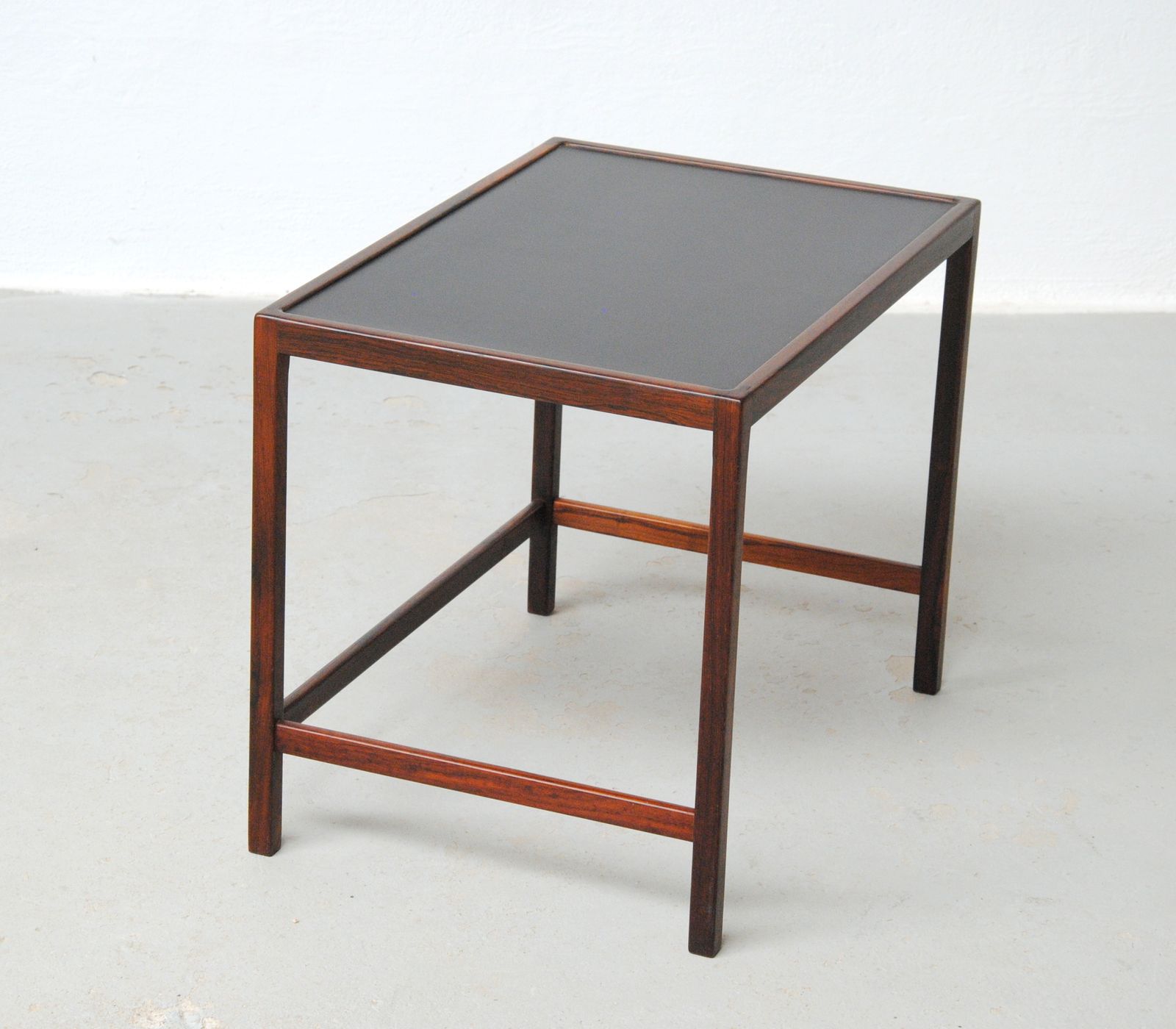 Danish Kurt Ostervig Fully Restored Rosewood Side Table By Jason Mobler 1960's photo for sale