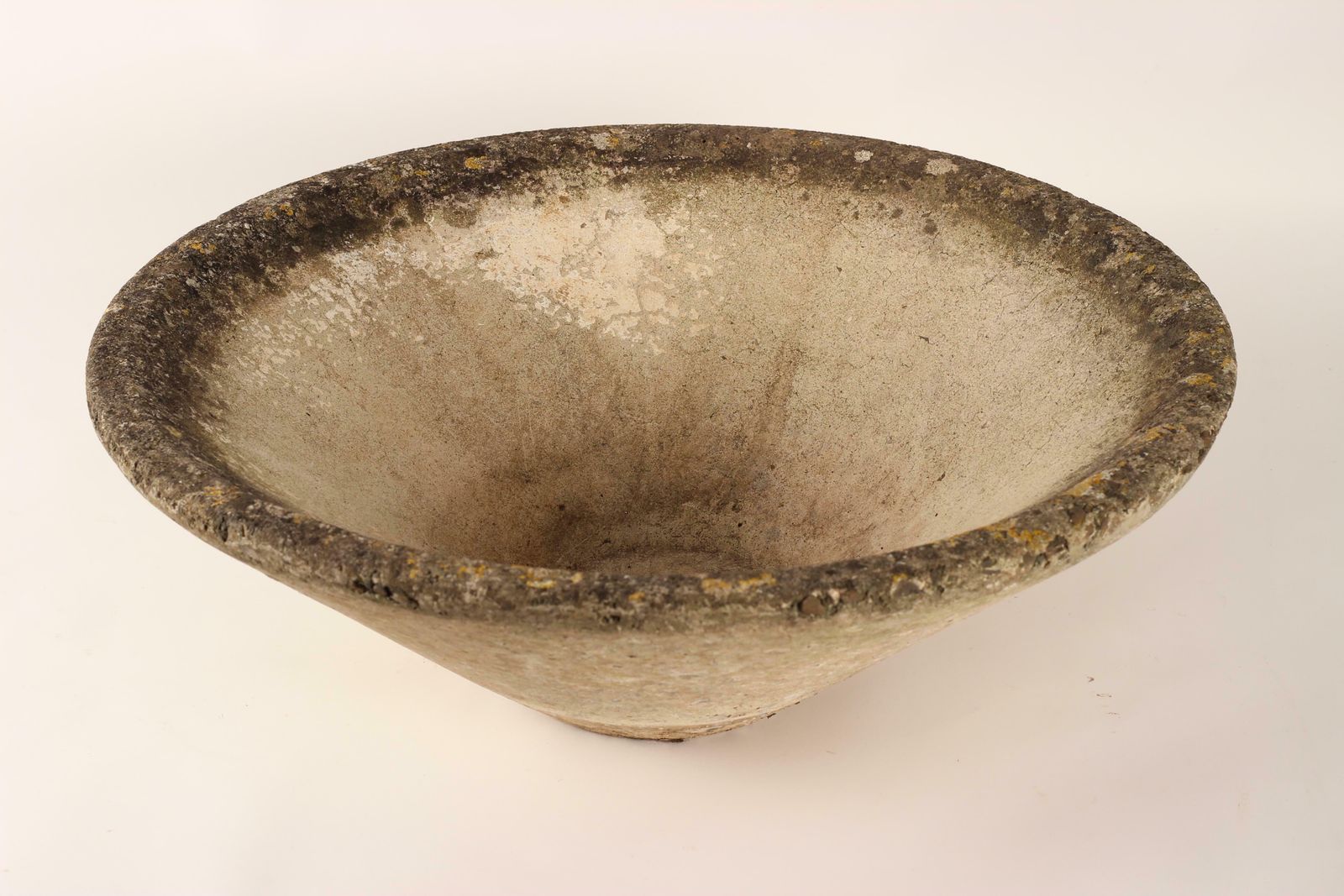 Willy Guhl Inspired Concrete Planter In Cone Shape Made In England, 1960’s photo Garden Decor
