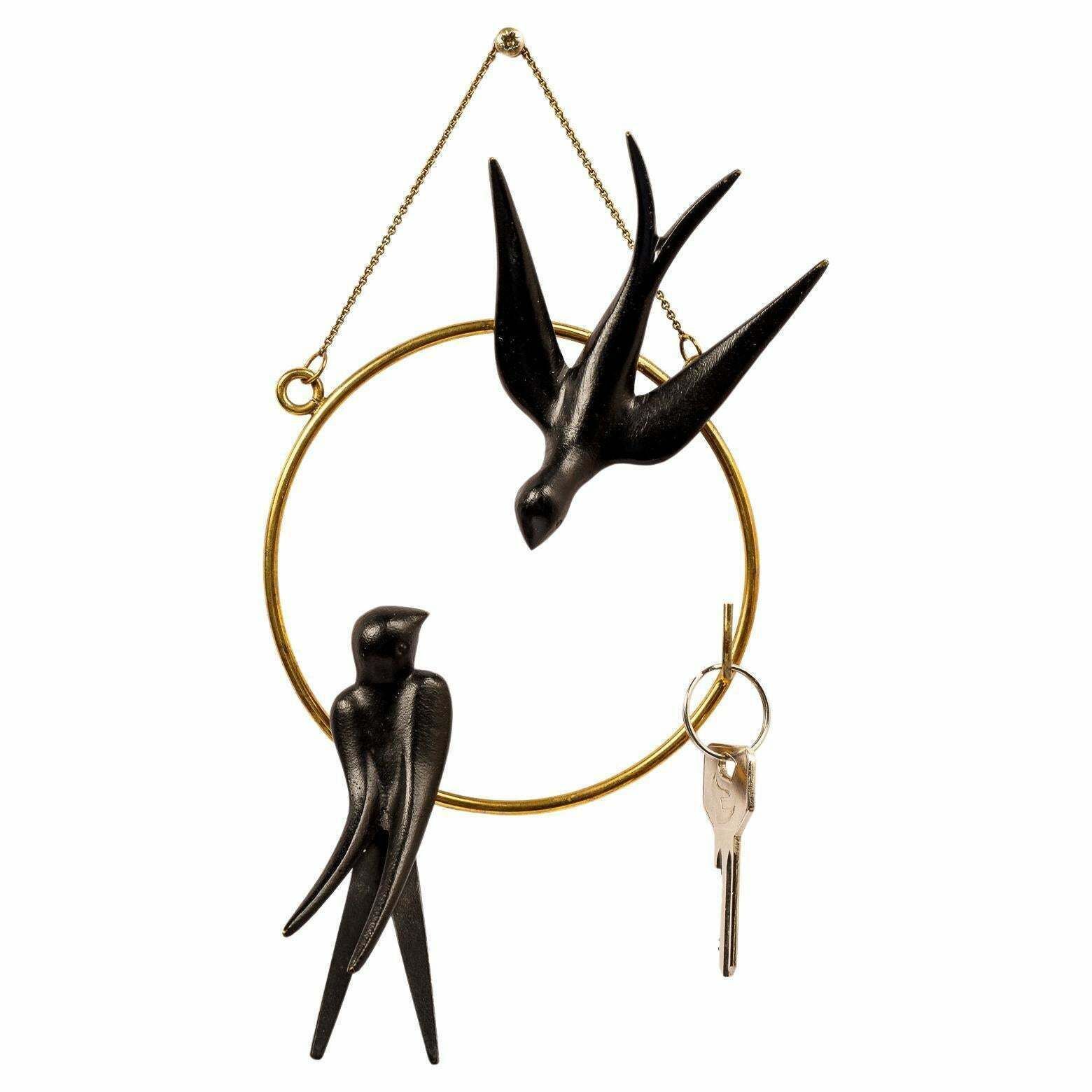 Walter Bosse Swallow Birds Key Holder Around 1950s