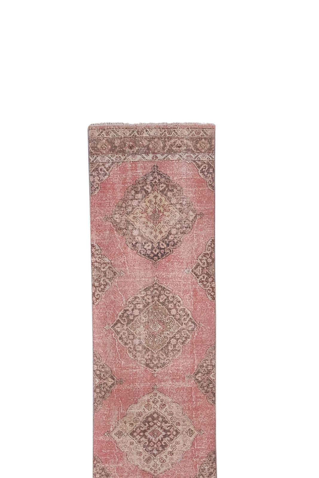 Vintage Turkish Oushak Runner With Eclectic Mediterranean Style Long Runner photo Textiles