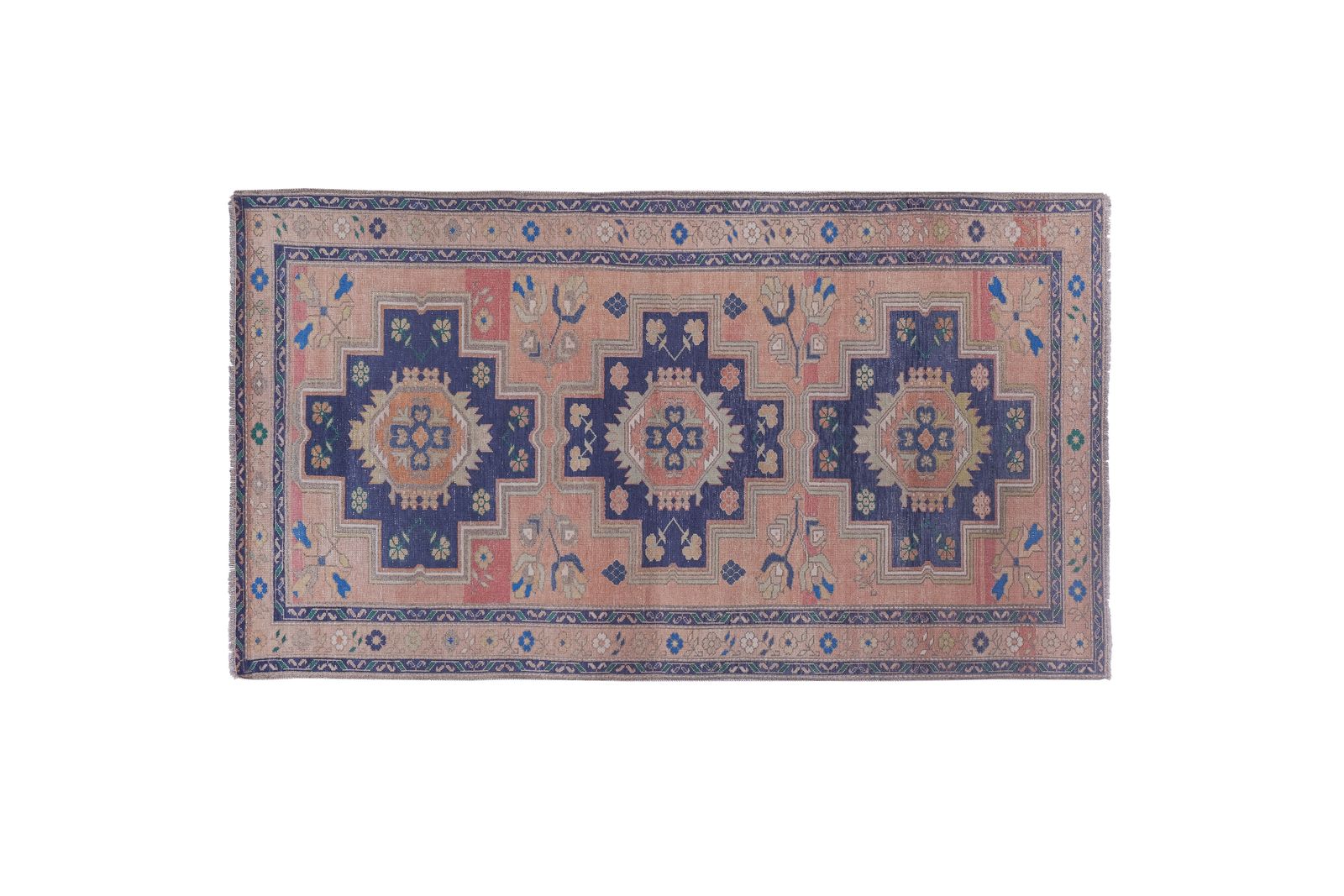 Vintage Coral Paradise Caucasian Rug 4'9'' X 8'7'' photo furniture