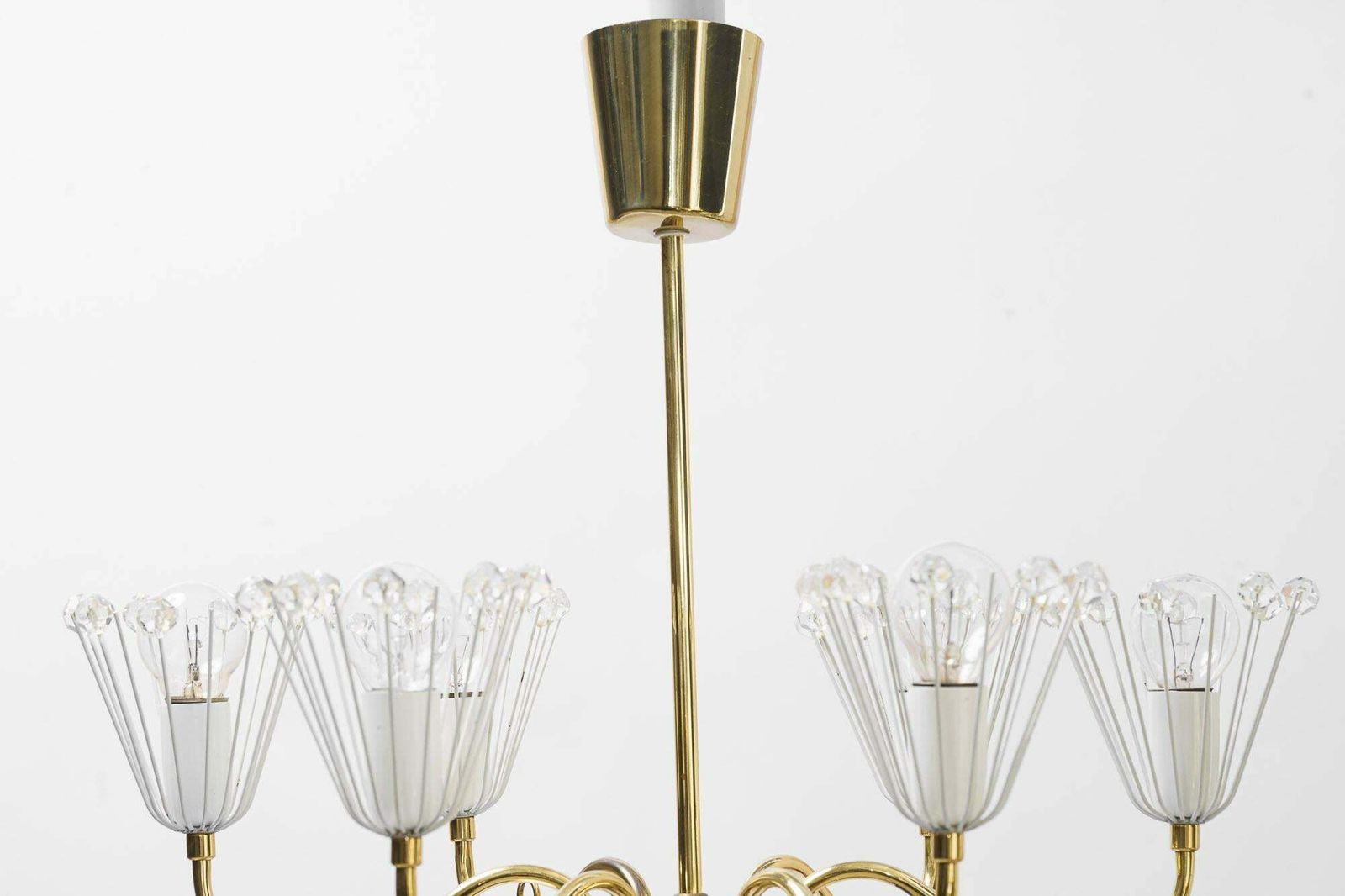 Beautiful Chandelier By Emil Stejnar For Rupert Nikoll Around 1960s photo vintage