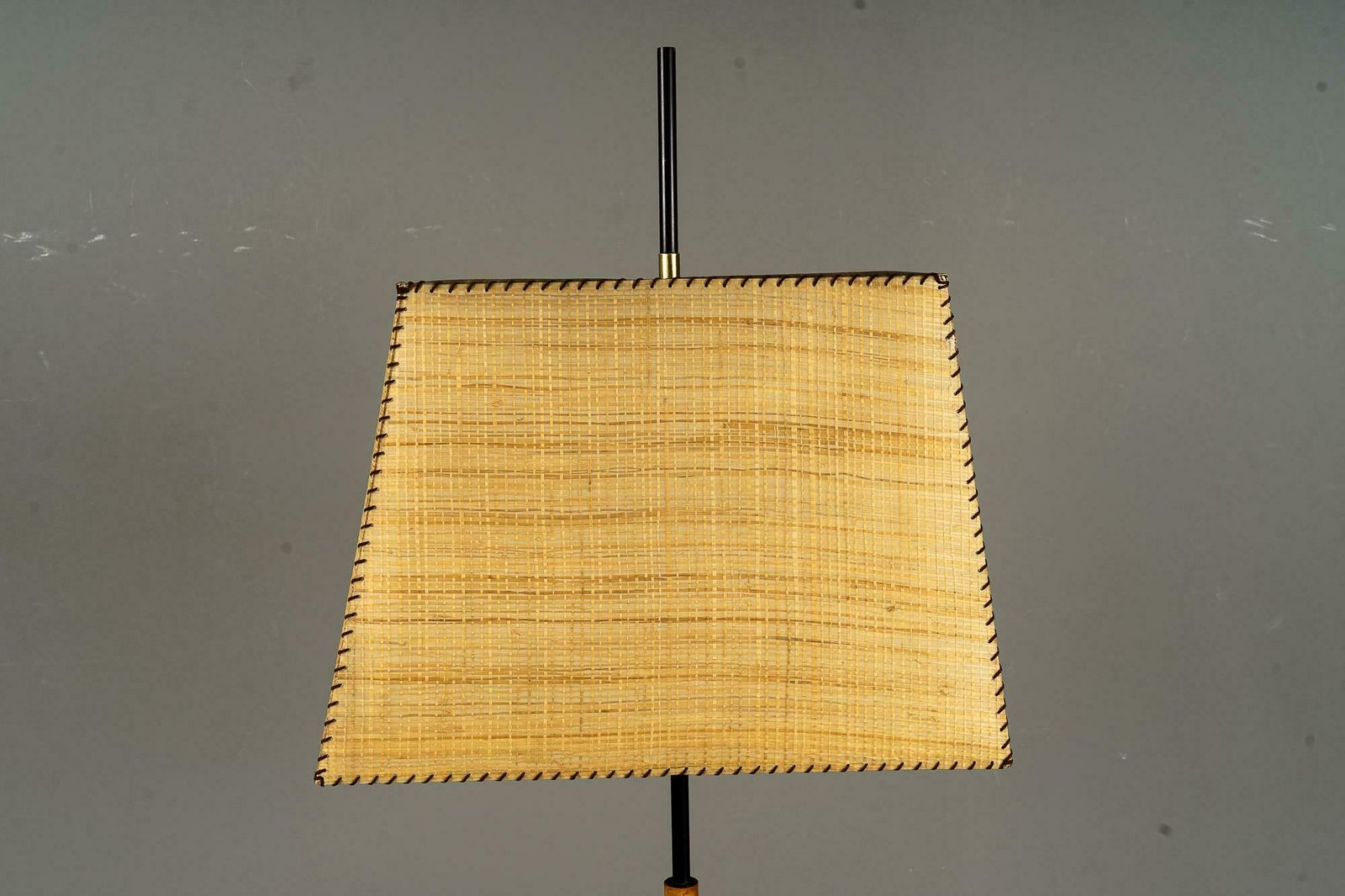 Rare J.T.Kalmar Floor Lamp With Original Shade Vienna Around 1950s photo vinterior