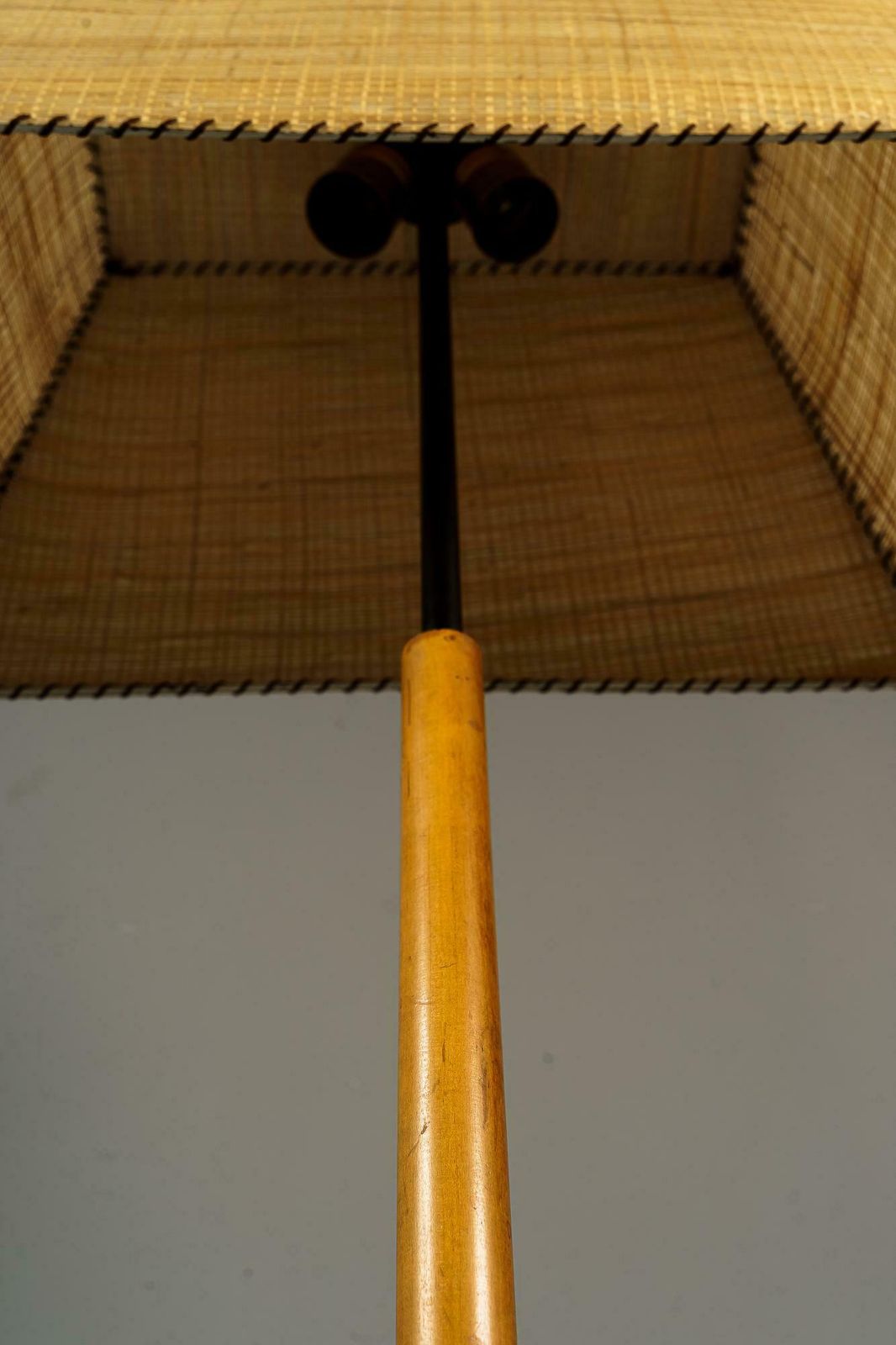 Rare J.T.Kalmar Floor Lamp With Original Shade Vienna Around 1950s photo buy