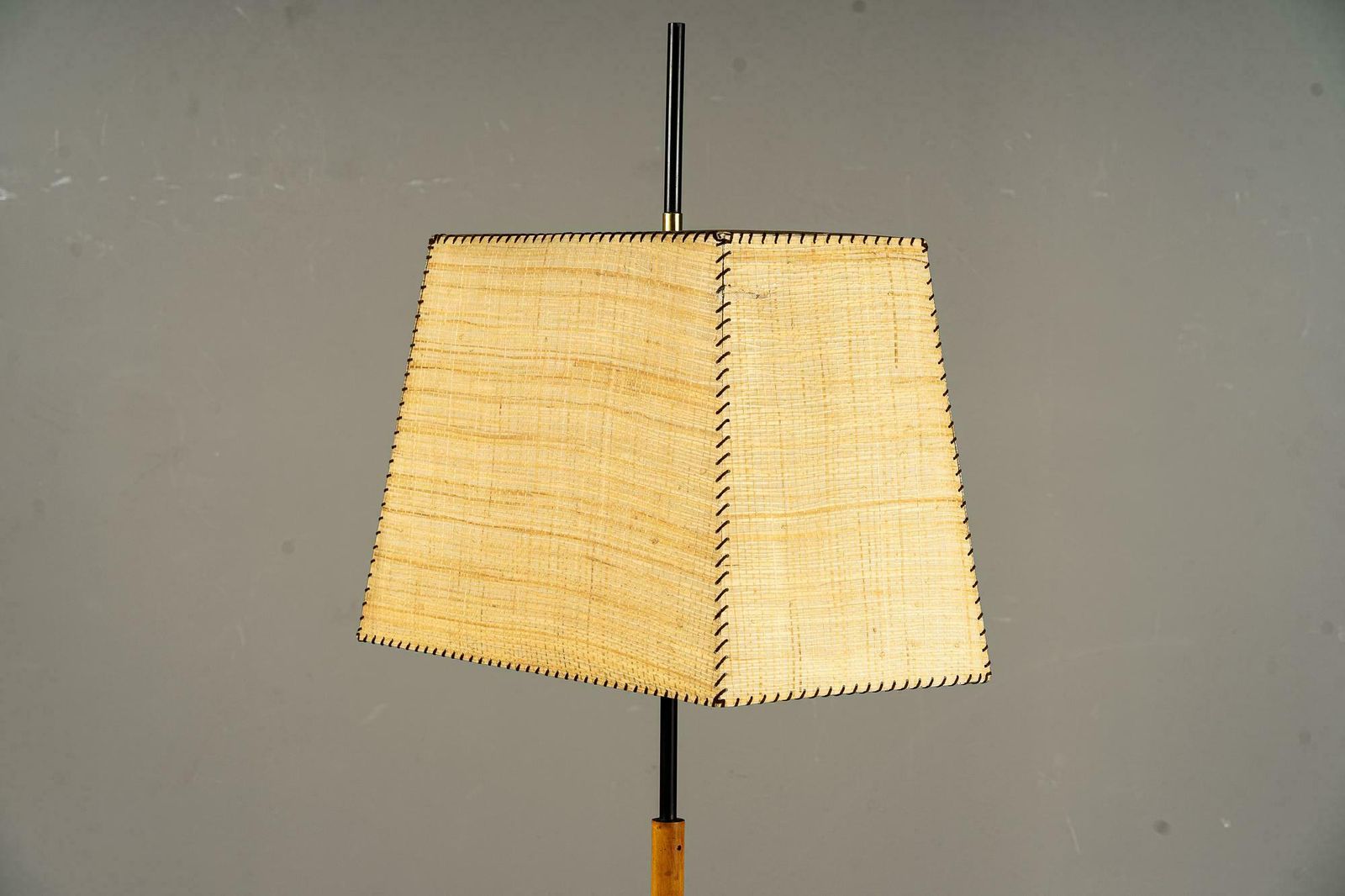 photo buy Rare J.T.Kalmar Floor Lamp With Original Shade Vienna Around 1950s