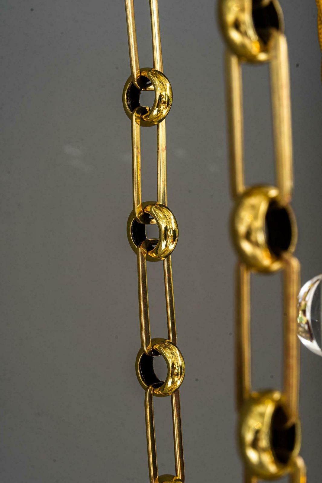 Jugendstil Chandelier With Cut Glass Shade, Vienna, 1910s photo buy