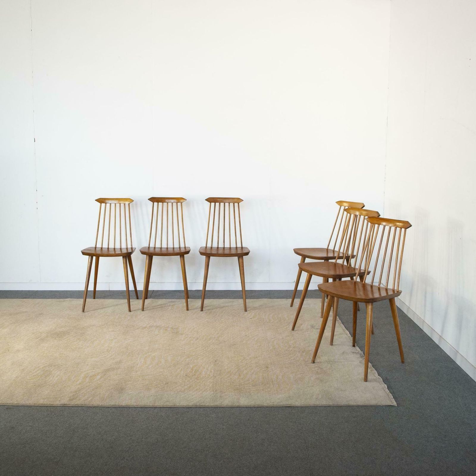 Folke Pålsson Set Of Six Chairs In The Style From The Sixties photo vinterior