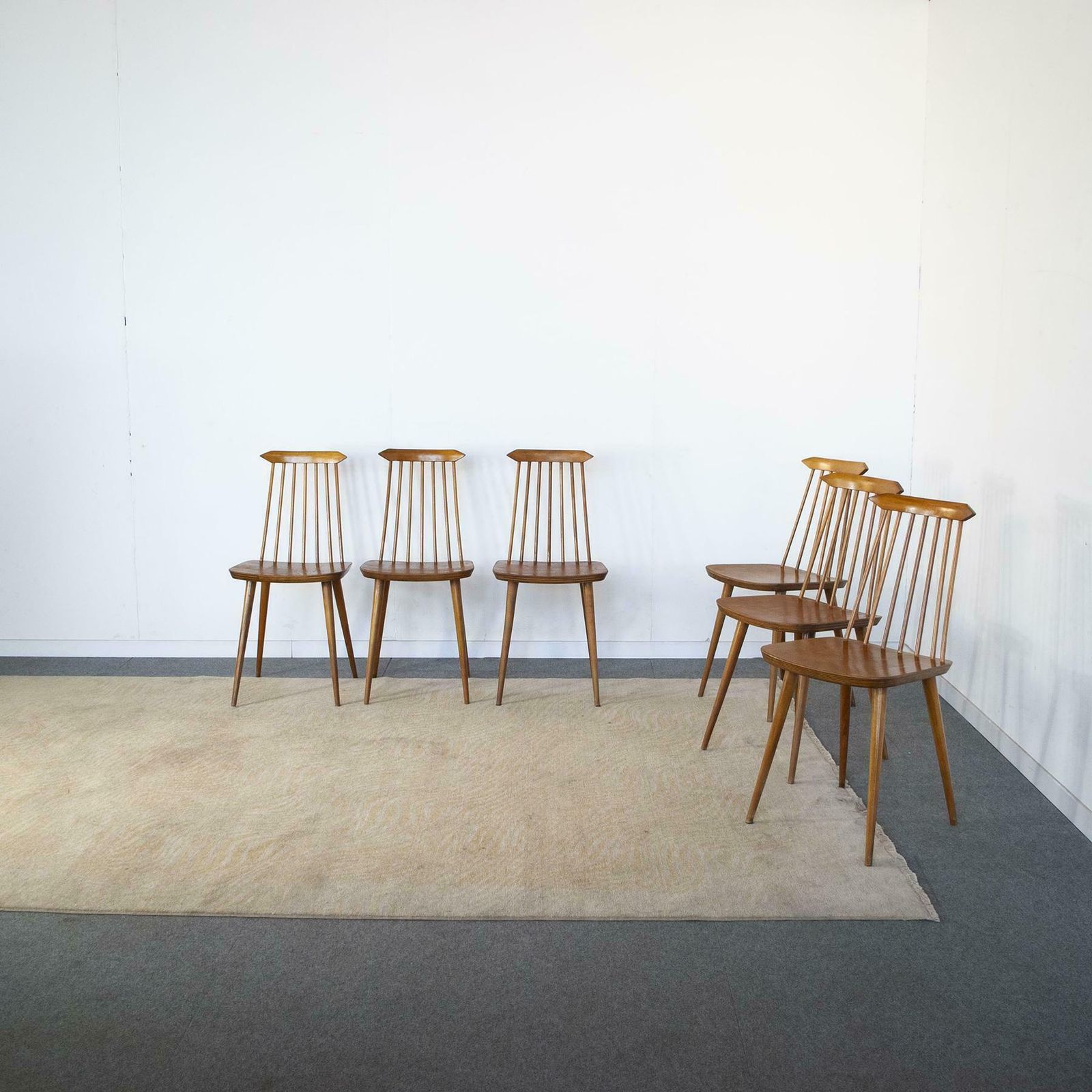 Folke Pålsson Set Of Six Chairs In The Style From The Sixties photo buy