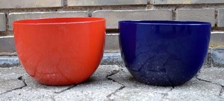 Kaj Franck, Finland, Nine Bowls, Enamelled Metal, Finel, Finland, 1950s photo Home Decor
