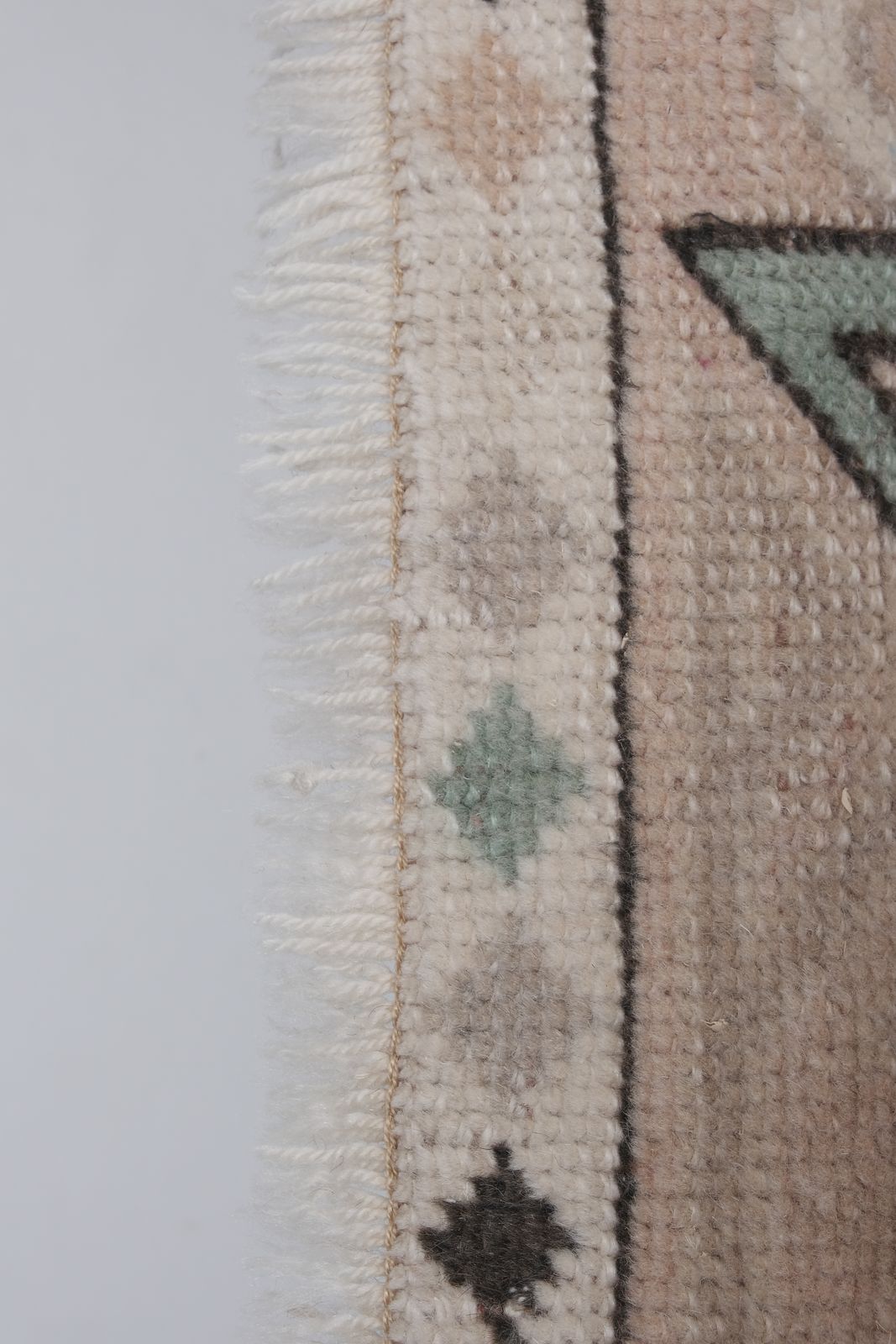 photo for sale Vintage Faded Turkish Kars Rug 6'6'' X 8'3''
