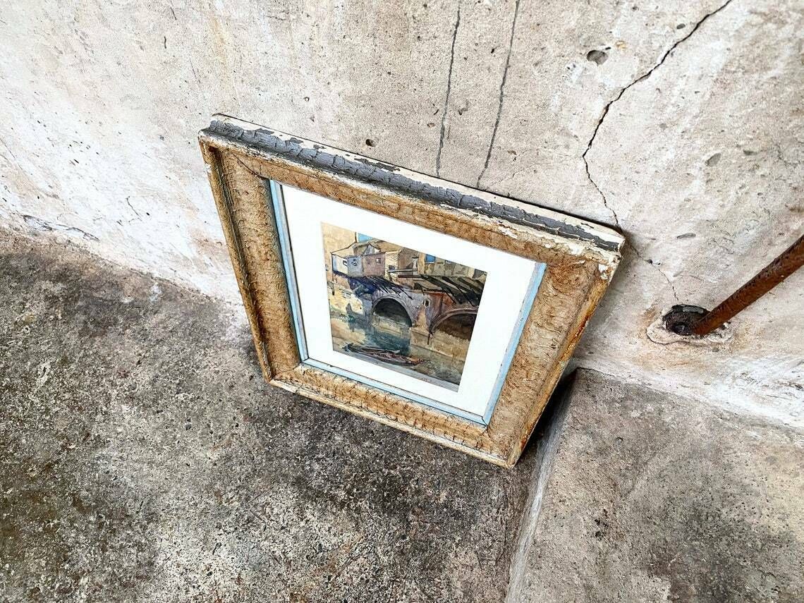 Original Bath Watercolour Painting Signed & Dated   Pulteney Bridge photo 150.0