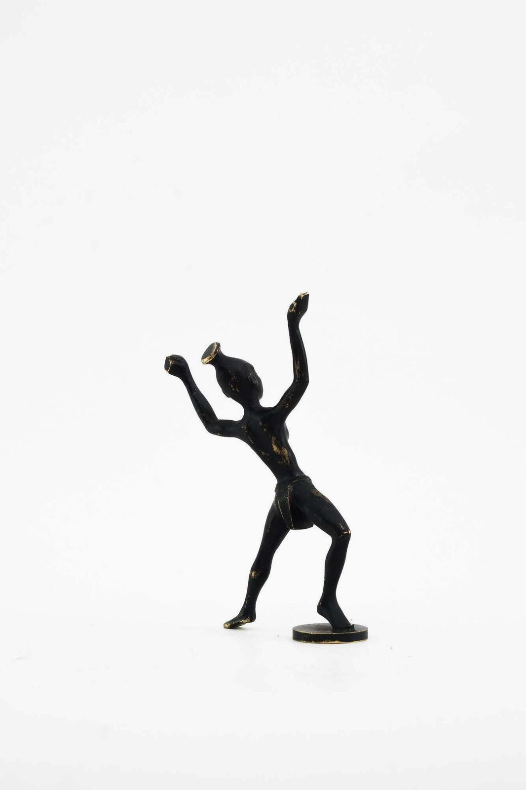 Small Dancing African Women Figurine By Richard Rohac Vienna Around 1950s photo vintage
