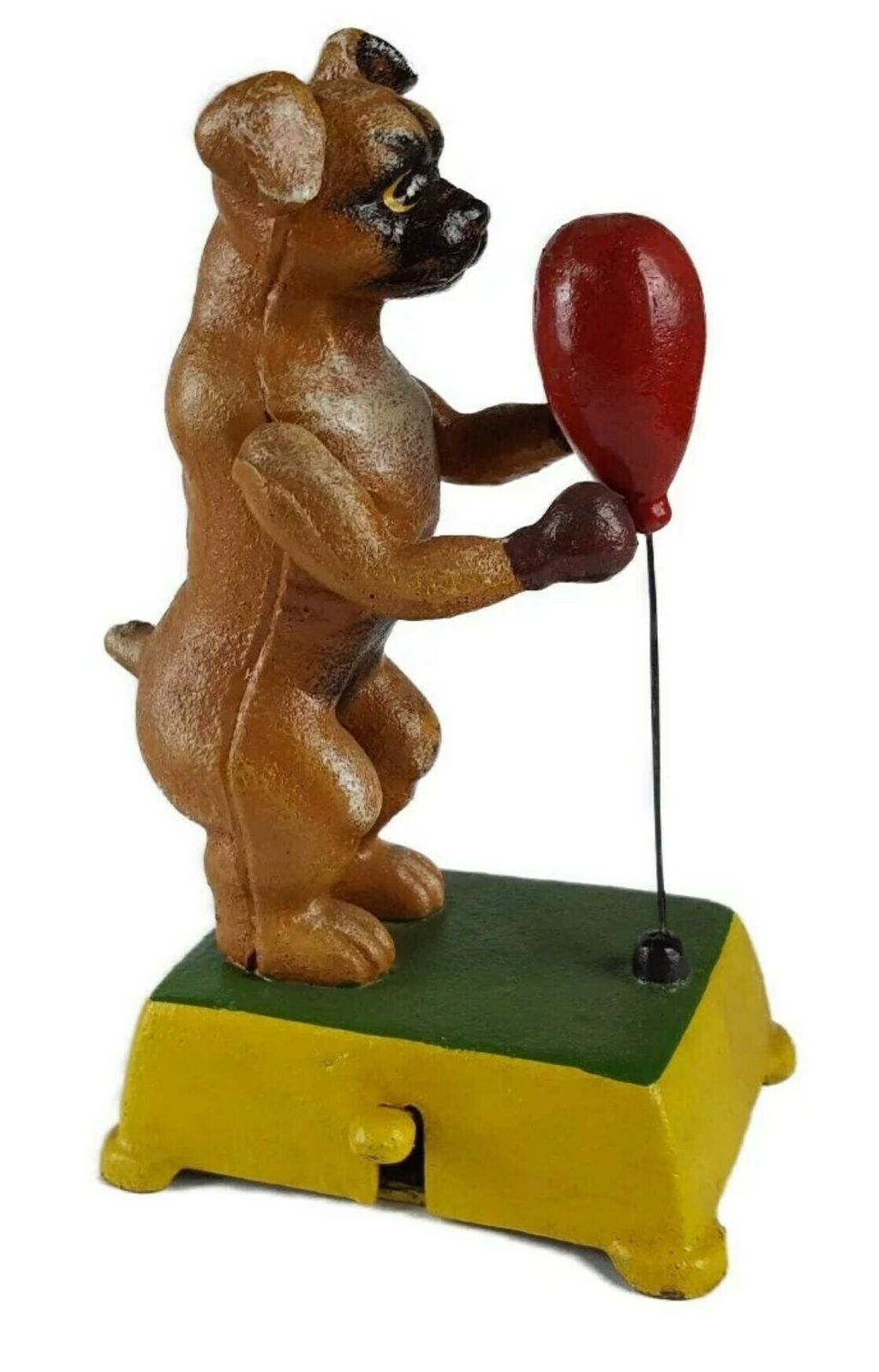 Vintage Boxing Dog, Vintage , Old Toy, Cast Iron, Collection , Deco Gift, Deco Home, Office