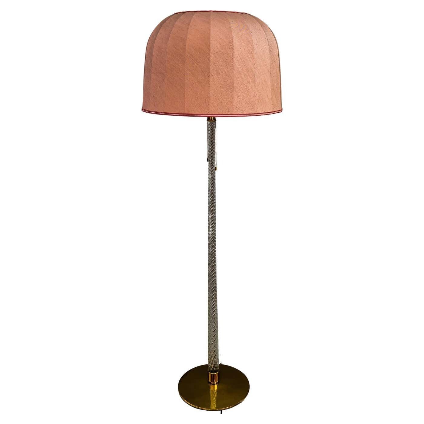 Floor Lamp ''Glasschaft'' ''Engl. ''Glass Rod'', No. 2134 By J.T. Kalmar, 1960s