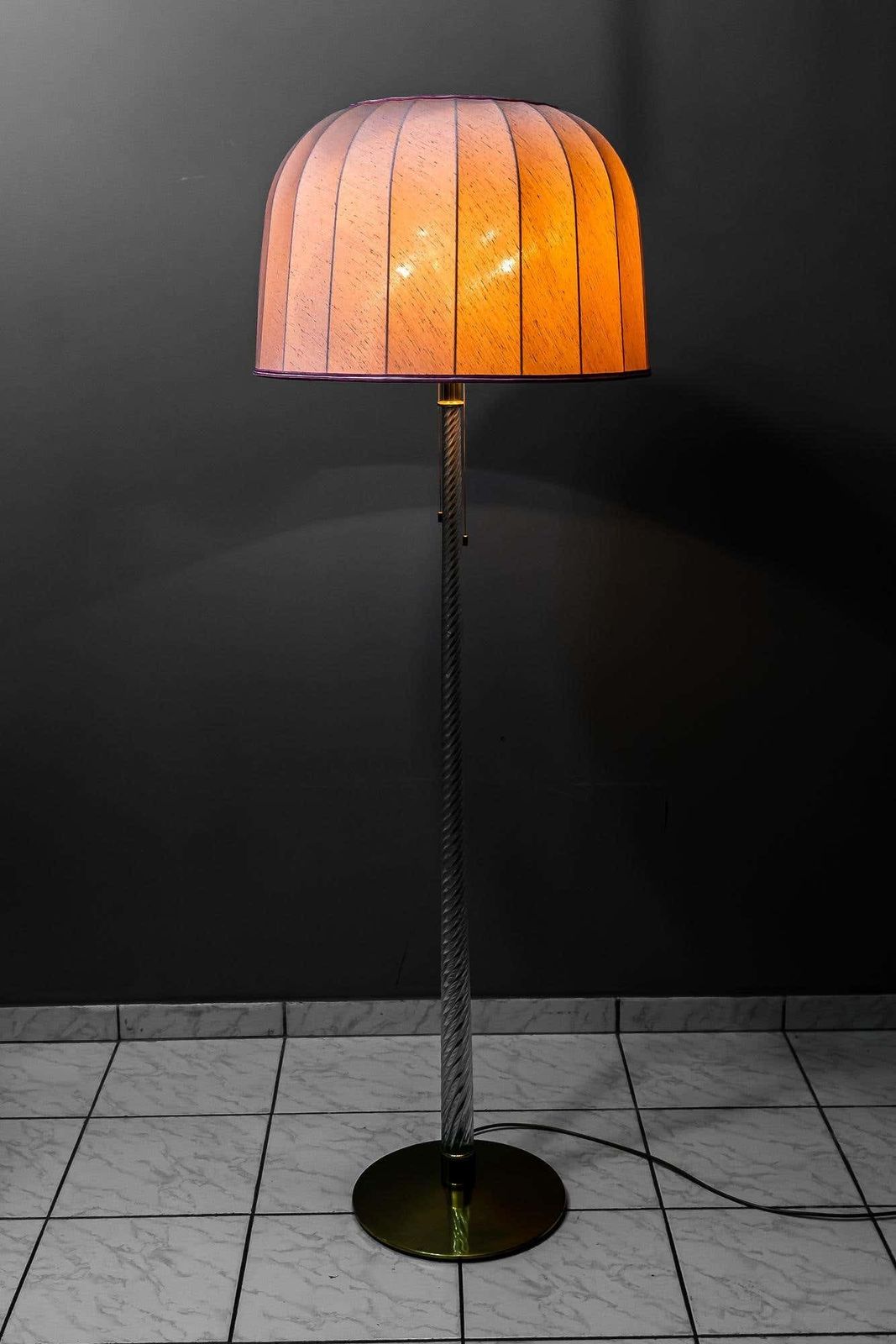 Floor Lamp ''Glasschaft'' ''Engl. ''Glass Rod'', No. 2134 By J.T. Kalmar, 1960s photo furniture