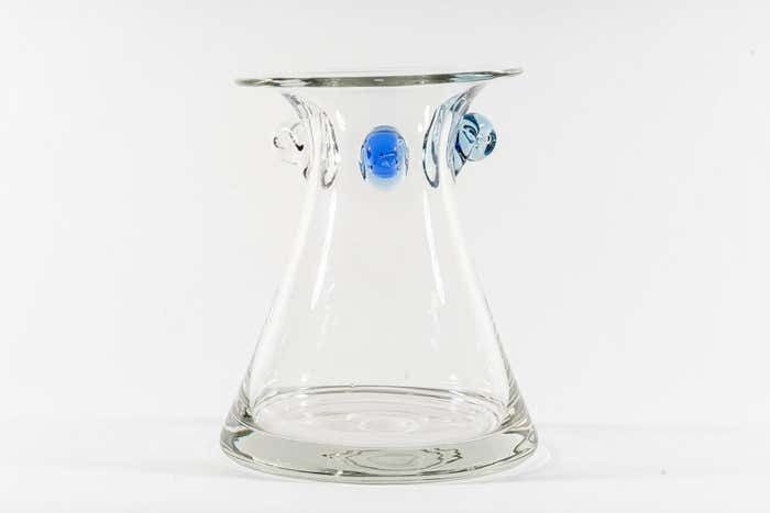 Murano Glass Vase Italian Around 1970s photo 245.0