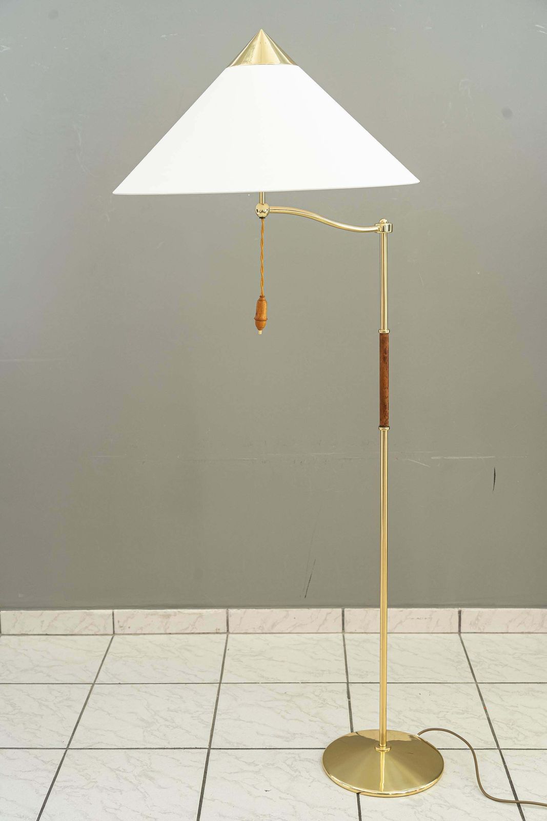 Rare Floor Lamp By Josef Frank For J.T.Kalmar Around 1950s photo Lighting
