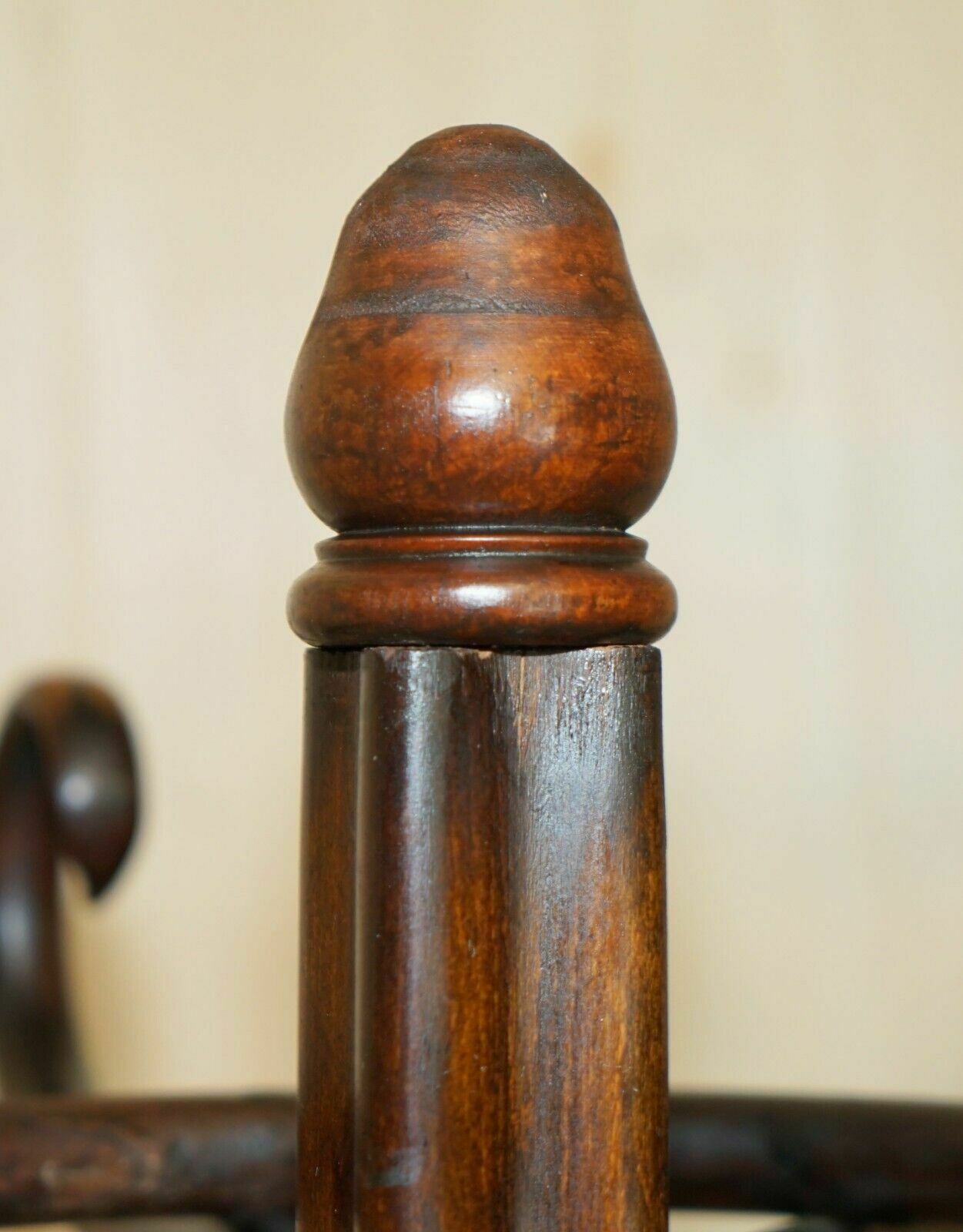 Antique Original Late Victorian Circa 1880 Thonet Bentwood Coat Rack Stand photo 3750.0
