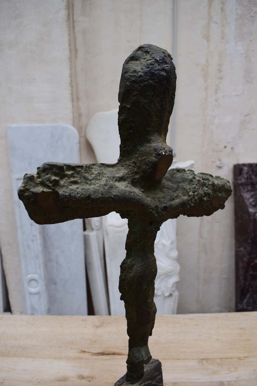 A Sculptural Crucifixion By The Catalan Artist Xavier Ruscallleda (1944   2008) photo vintage