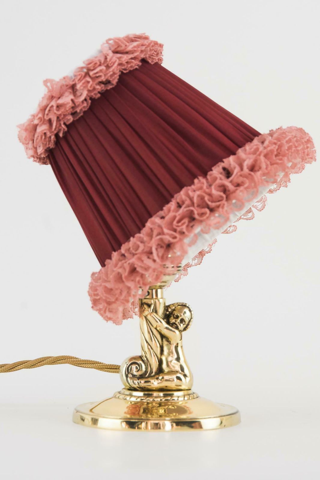 2 Art Deco Table Lamps With Shades, Vienna, Circa 1920s photo buy