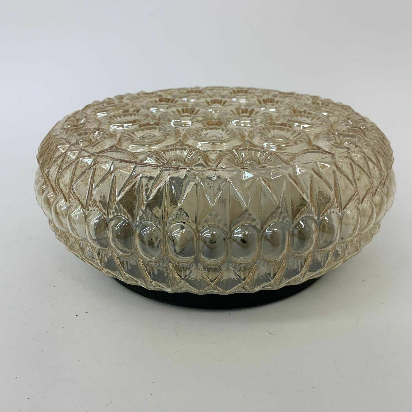 Mid Century Design Glazen Plafond  / Wandlamp, Jaren 1970 photo furniture