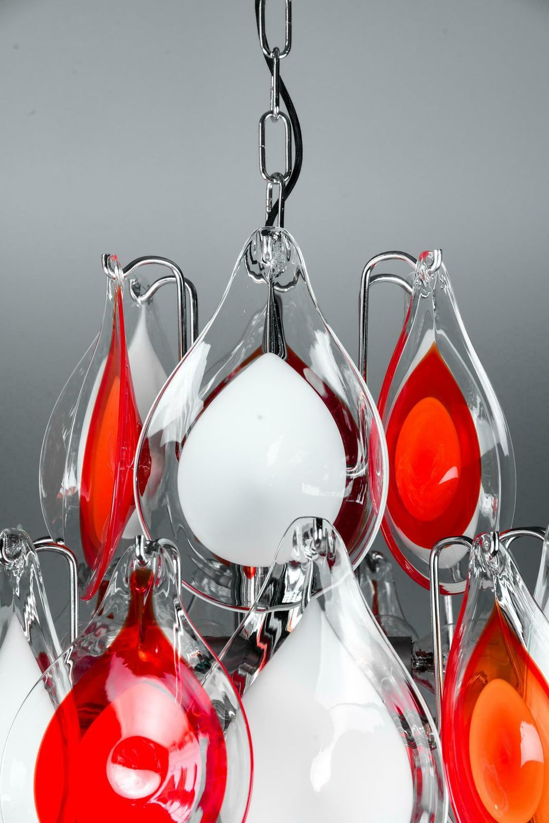 Glass Chandelier, 2000s, Style Of Gino Vistosi photo buy