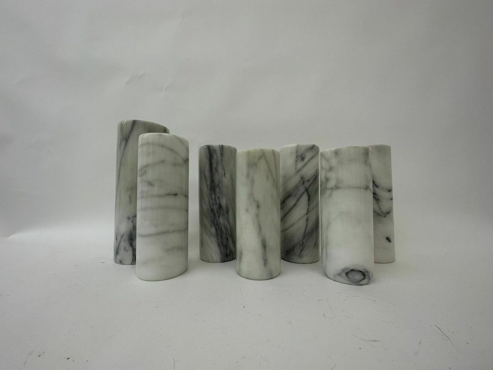 Mid Century Design Set Of 7 Marble Vases , 1970’s photo furniture