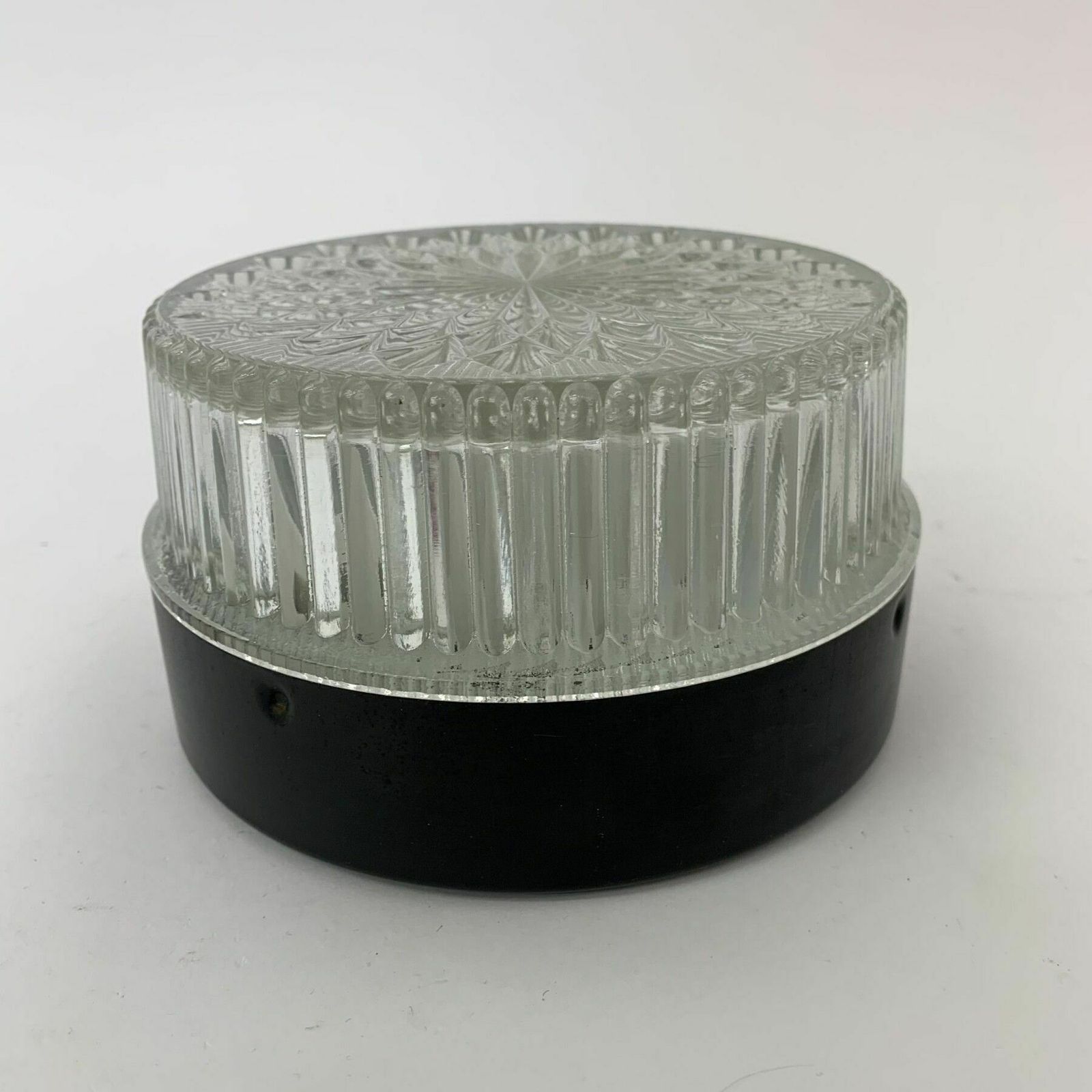 Mid Century Design Glazen Plafond  En Wandlamp, Ca. Jaren 1970 photo for sale