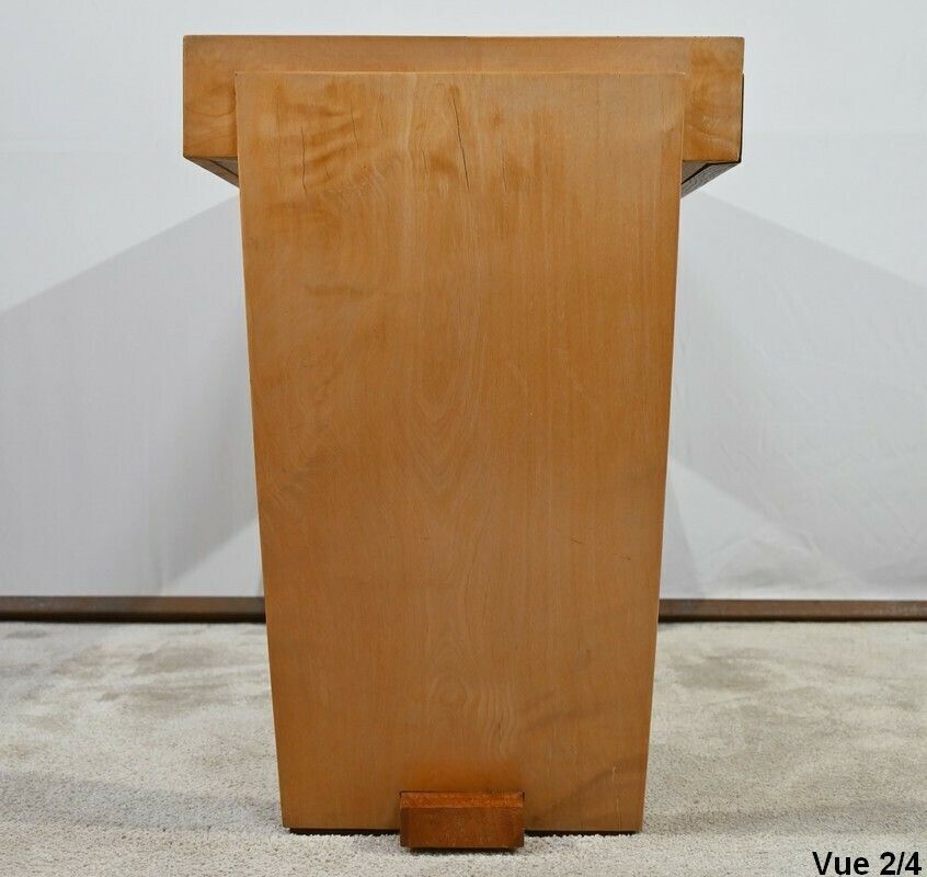 Furniture Console Or Small Desk In Sycamore Art Deco 1940 photo