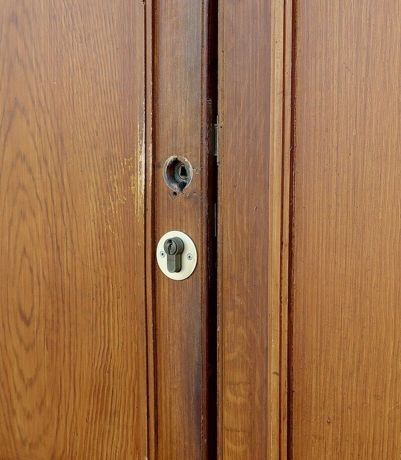 photo buy Mahogany Double Door Mirrors, Château Du Val De Loire – Late 19th Century