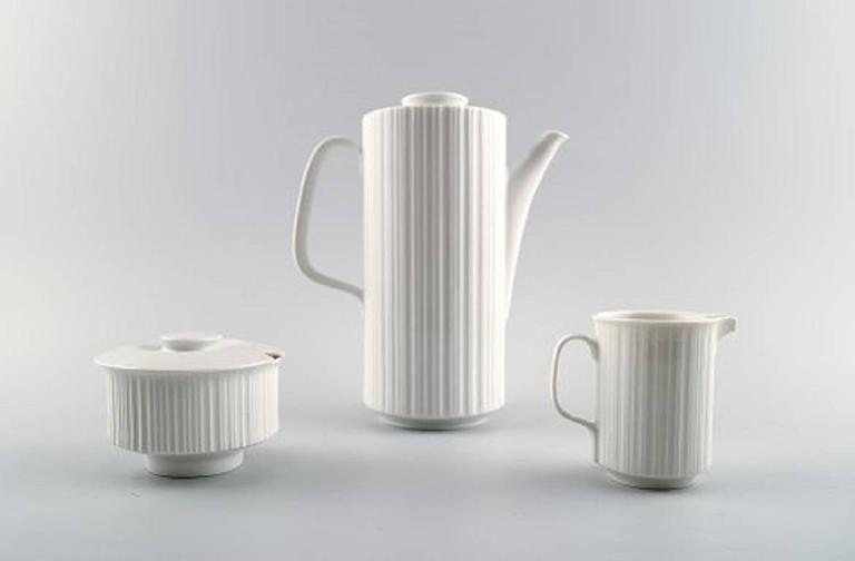 T. Wirkkala For Rosenthal Studio Line Porcelain Noire, Six Person Mocha Service photo 664.0