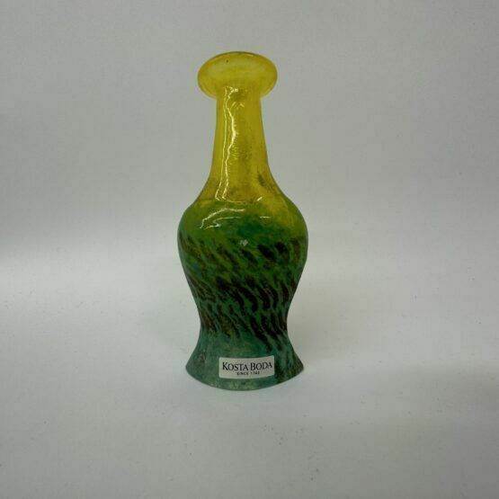 Rare Kjell Engman For Kosta Boda Sweden Miniature Rio Face Vase photo vintage