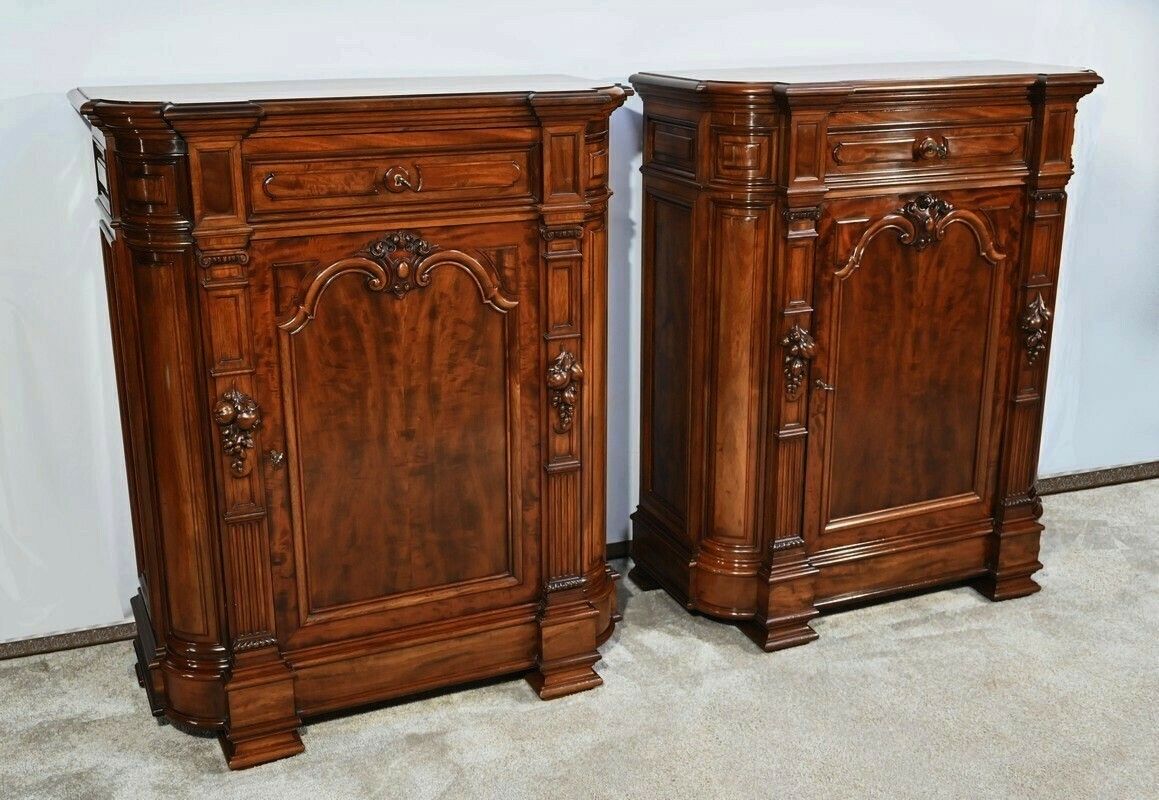 Rare Pair Of Support Furniture, Napoleon III Style   2nd Part Nineteenth photo furniture