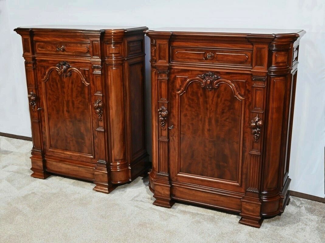 Rare Pair Of Support Furniture, Napoleon III Style   2nd Part Nineteenth photo for sale