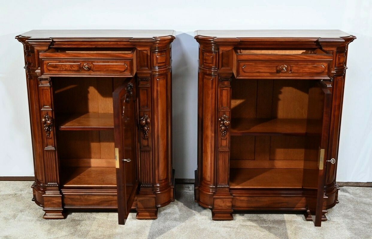 Rare Pair Of Support Furniture, Napoleon III Style   2nd Part Nineteenth photo Furniture
