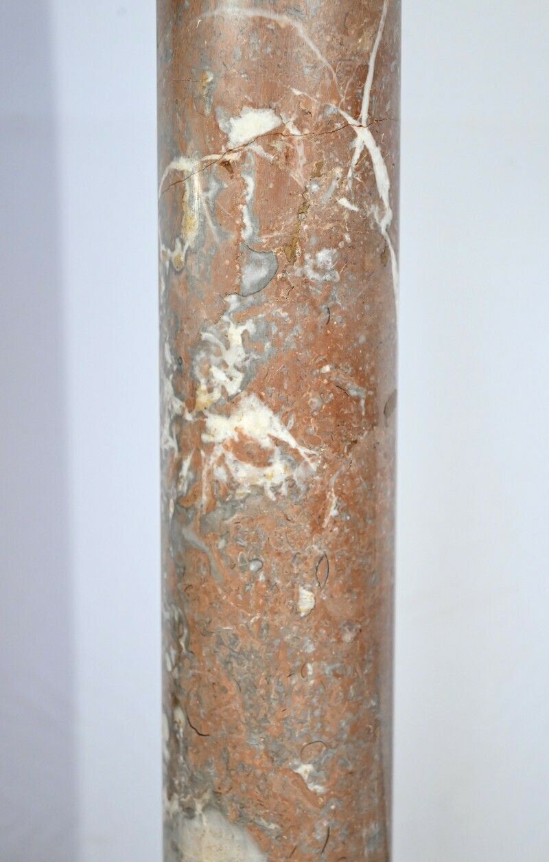 Home Decor Marble Column With Swivel Top   Late 19th Century photo