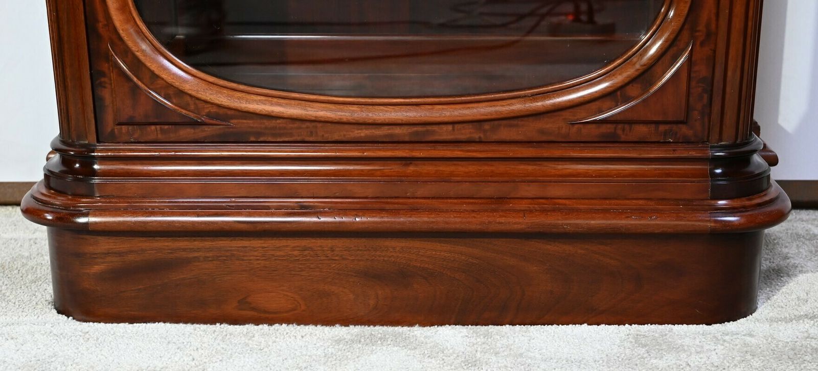 Furniture Rare Pair Of Property Showcases In Mahogany, Napoleon III Style   2nd Part Of The 19th Century photo