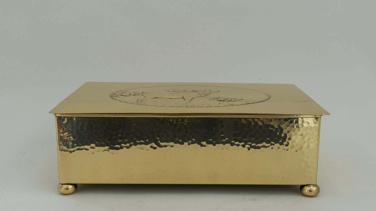 Art Deco Wmf Hunting Motiv Jewellery Box, Circa 1920s photo for sale