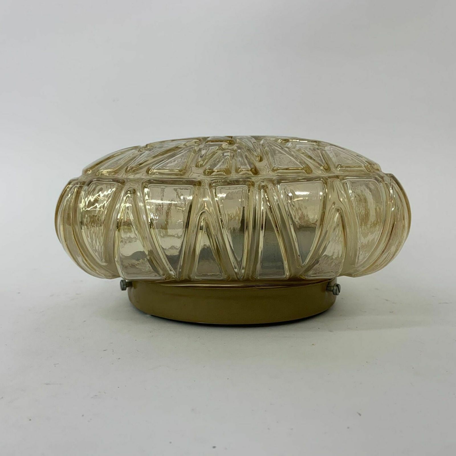 Mid Century Design Glazen Plafond  / Wandlamp, Jaren 1970 photo furniture