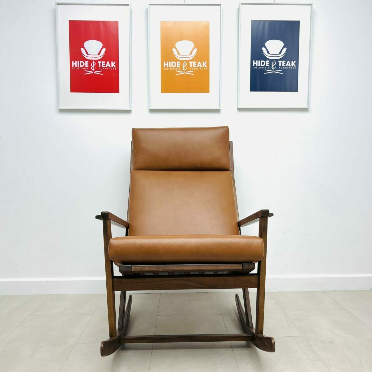 Danish Rocking Chair & Stool By Poul Volther photo vinterior