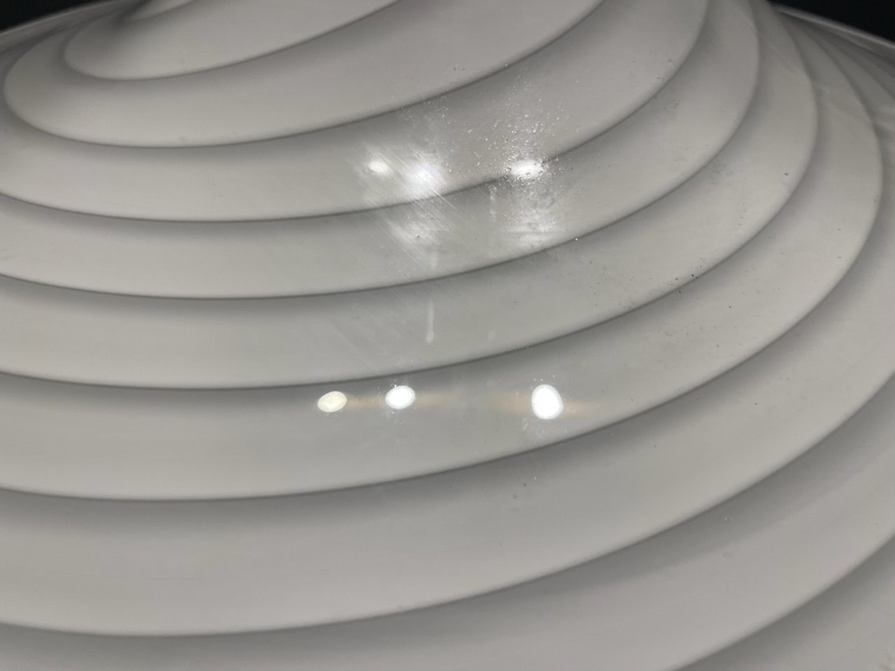 Murano Glass Swirl Light Pendant By Venini photo vinterior
